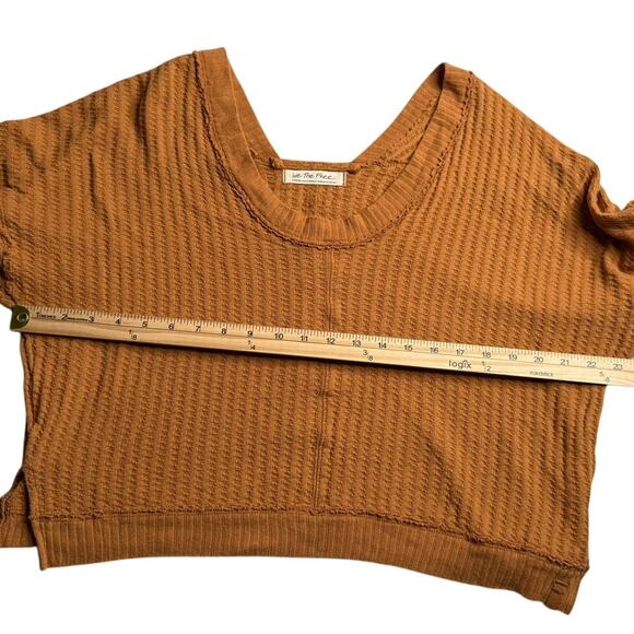 Free People New Magic Thermal Waffle Top in Pretty Penny - Picture 10 of 11